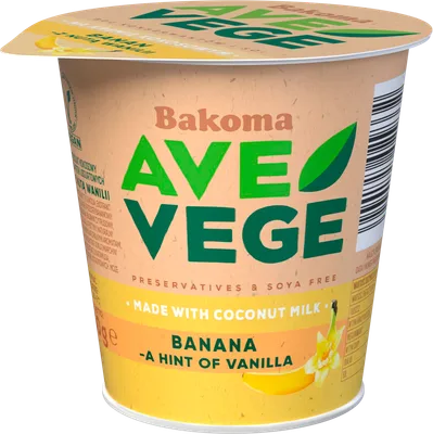 Ave Vege Banana e Baunilha Bakoma