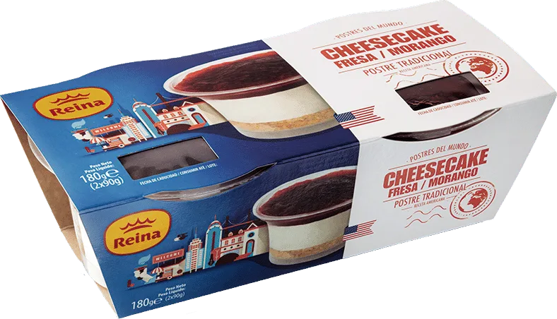 Cheesecake de Morango, Reina, 180 g (2 × 90 g)