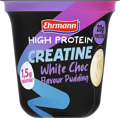 High Protein Creatine Pudding Chocolate Branco