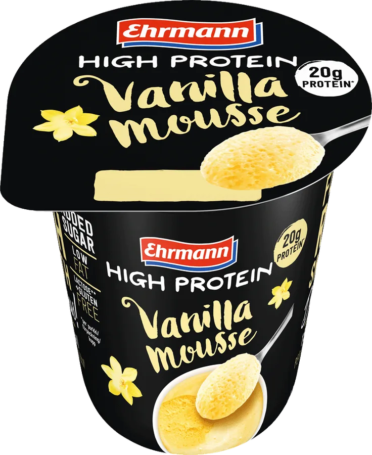 High Protein Mousse Baunilha, Ehrmann, 200 g
