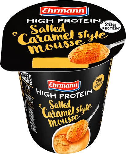 High Protein Mousse Caramelo Salgado, Ehrmann