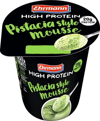 High Protein Mousse Pistacho