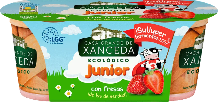 Iogurte Júnior Morango, Casa Grande de Xanceda, 2 × 125 g