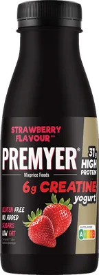 Iogurte Líquido Magro Morango Proteico com Creatina