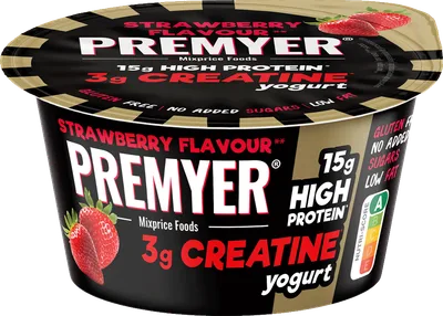 Iogurte Magro Proteico Morango com Creatina