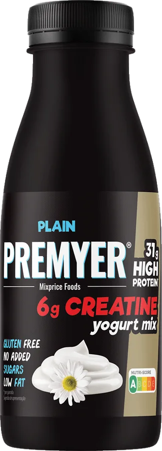 Iogurte Magro Líquido Natural Proteico com Creatina, PREMYER, 500 ml