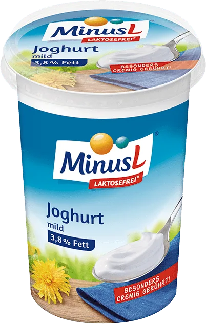 Iogurte Natural Sem Lactose, MinusL, 400 g
