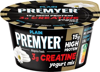 Iogurte Magro Natural Proteico com Creatina