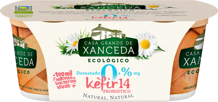 Kefir Sólido Magro Natural, Casa Grande de Xanceda, 2 × 125 g