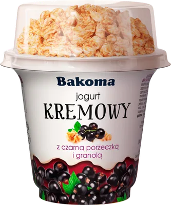 Kremowy Duo Groselha Preta com Granola