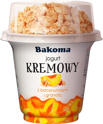 Kremowy Duo Pêssego com Granola
