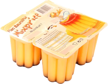 Pudim Flan Baunilha, Mixprice, 400 g (4 × 100 g)