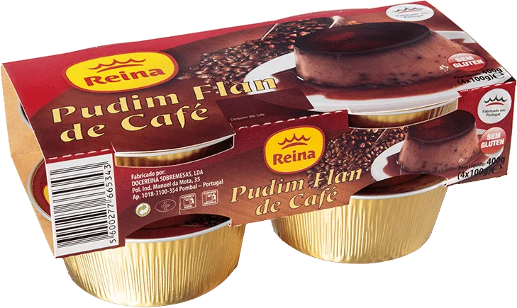 Pudim Flan de Café, Reina, 400 g (4 × 100 g)