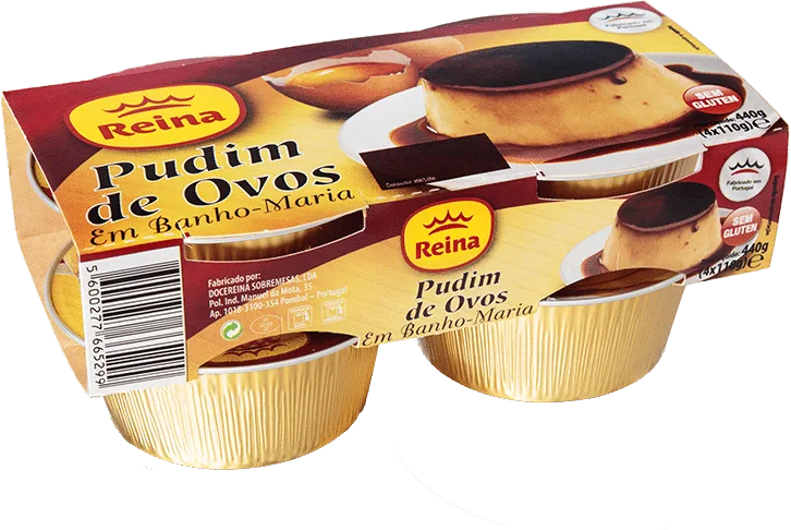 Pudim Flan de Ovo, Reina, 440 g (4 × 110 g)