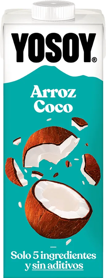 Bebida de Arroz e Coco, YOSOY, Pacote 1 L